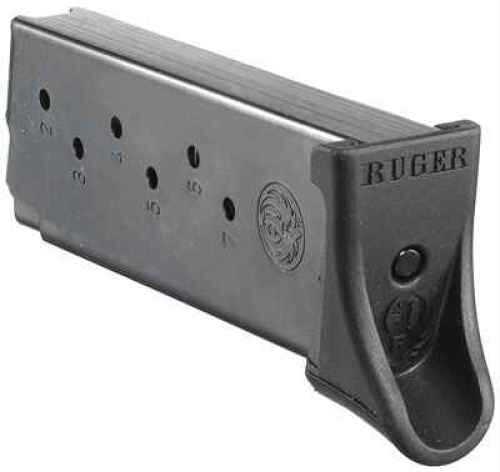 <span style="font-weight:bolder; ">Ruger</span> Magazine 9MM 7Rd Blue with Finger Rest Fits LC9 and EC9s 90363